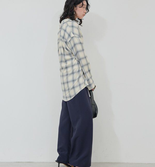  「【CHIKAコラボ】【美脚パンツ】ワイドドロストパンツ」|その他|