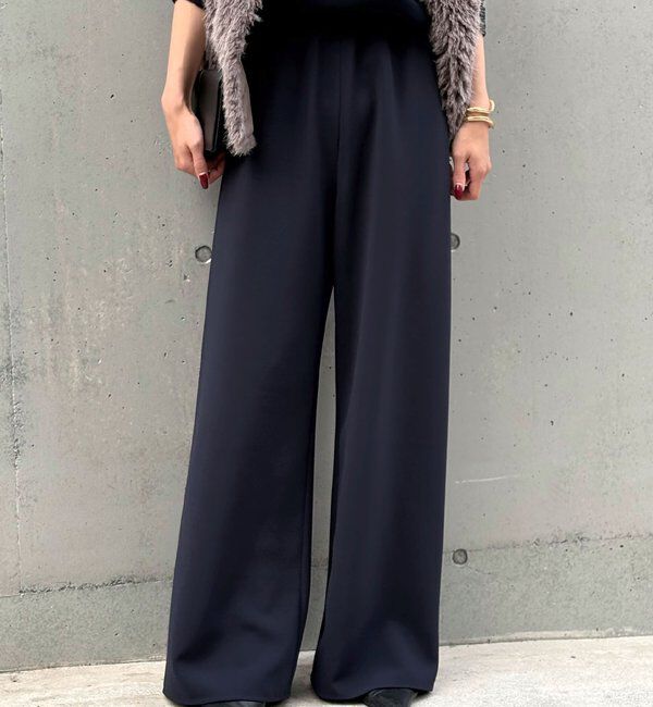  「【CHIKAコラボ】【美脚パンツ】ワイドドロストパンツ」|その他|