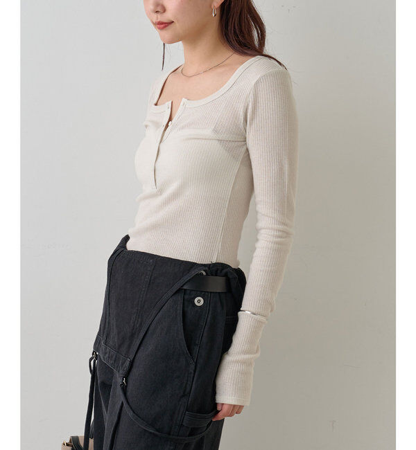  「ヘンリーネックロングスリーブTee」|Tシャツ・カットソー|