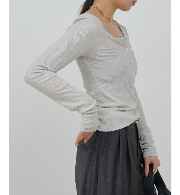  「ヘンリーネックロングスリーブTee」|Tシャツ・カットソー|