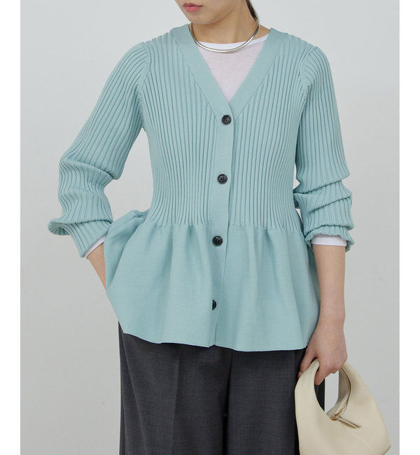  「【前後2way】ペプラム2WAYカーデ」|ニット・セーター|