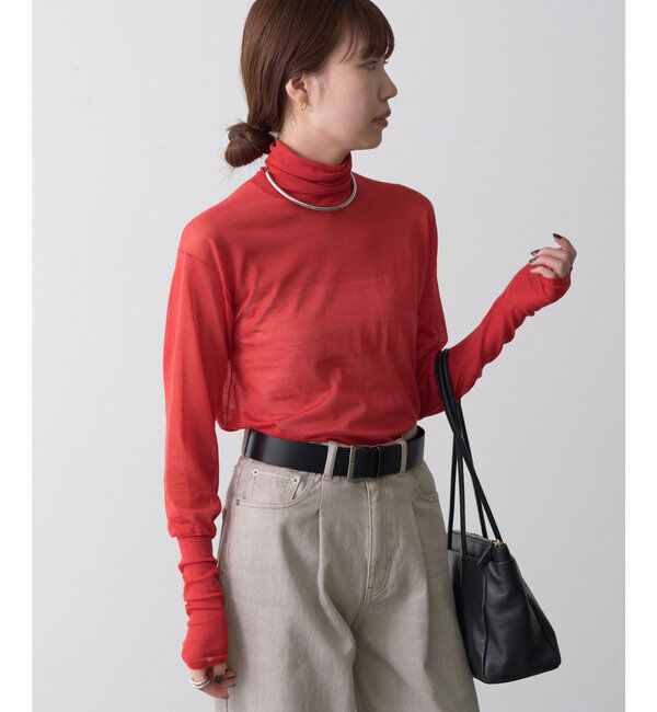  「シアータートルニット」|ニット・セーター|