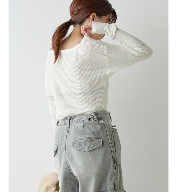  「【PEAS】サーマルプルオーバー」|Tシャツ・カットソー|