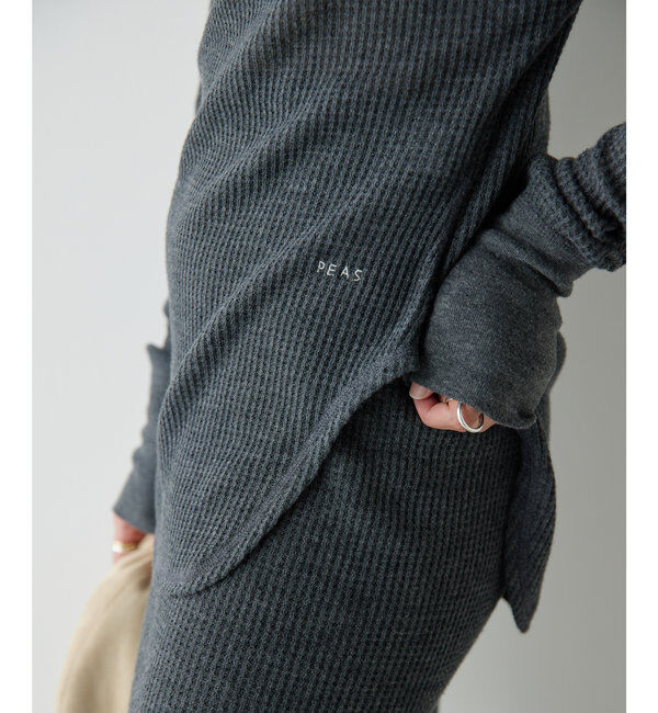  「【PEAS】サーマルプルオーバー」|Tシャツ・カットソー|