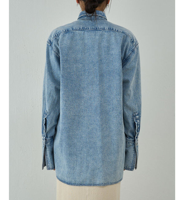  「【PEAS】ライトオンスデニムシャツ」|シャツ・ブラウス|