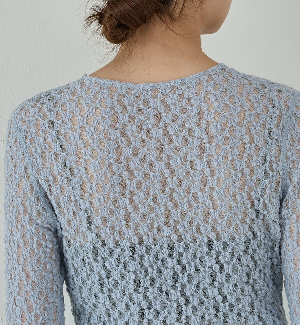  「【La nature linge】レースカットソー」|Tシャツ・カットソー|