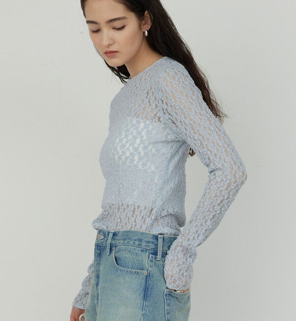  「【La nature linge】レースカットソー」|Tシャツ・カットソー|