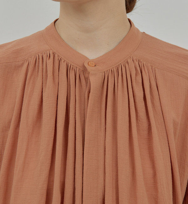  「ガーゼ比翼ブラウス」|シャツ・ブラウス|