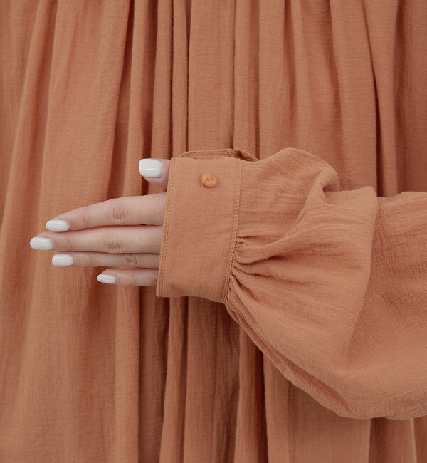  「ガーゼ比翼ブラウス」|シャツ・ブラウス|