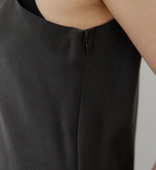  「【前後2WAY】サテンキャミワンピース」|ワンピース|