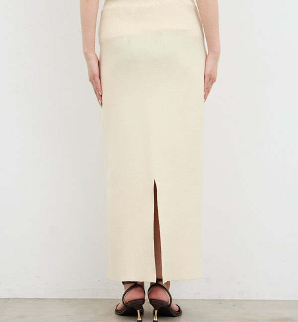  「【セットアップ対応】リブタイトスカート」|スカート|