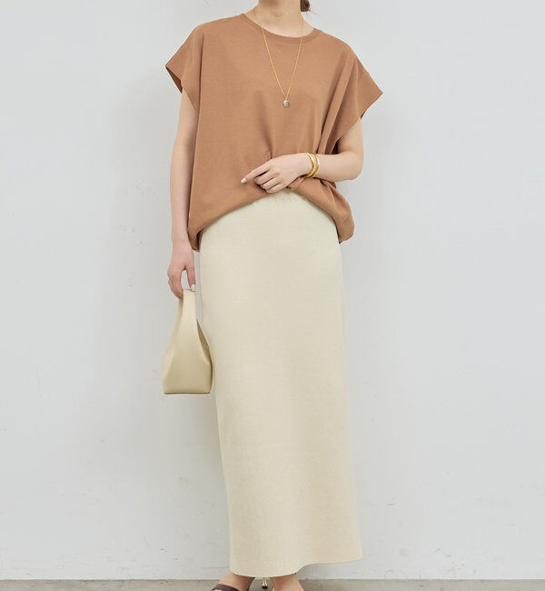  「【セットアップ対応】リブタイトスカート」|スカート|