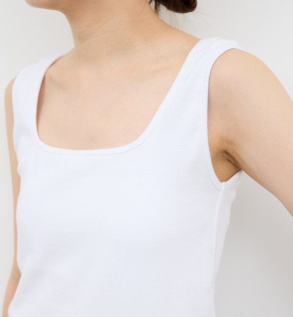  「スクエアリブタンク」|Tシャツ・カットソー|