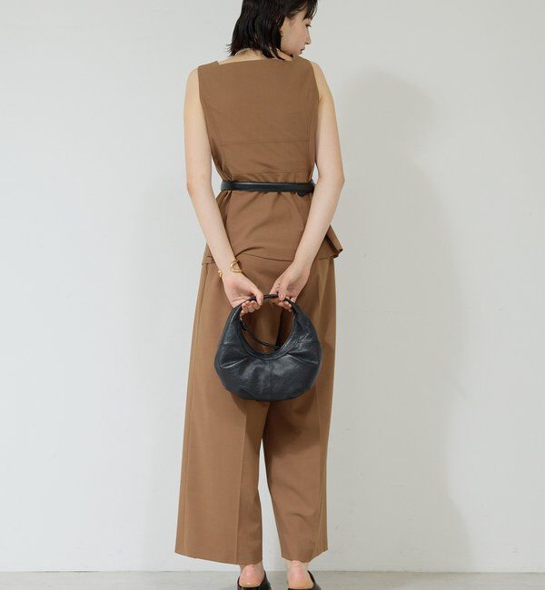  「【セットアップ対応】スクエアネックベスト」|ベスト・ジレ|