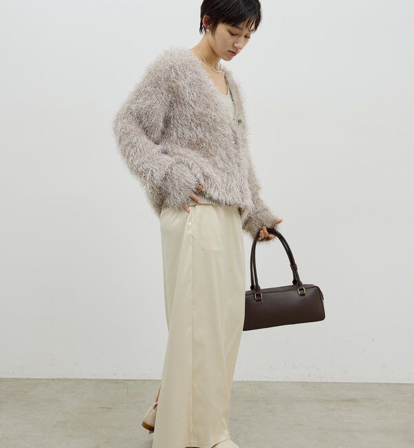  「【手洗い可能】ストレッチサテンタイトスカート」|スカート|