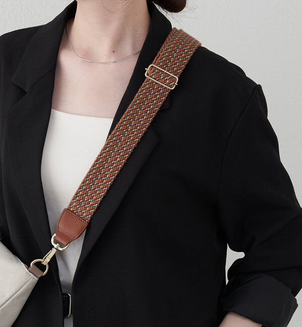  「ナイロンジャガードシンプルショルダーバッグ」|ショルダー・メッセンジャー|