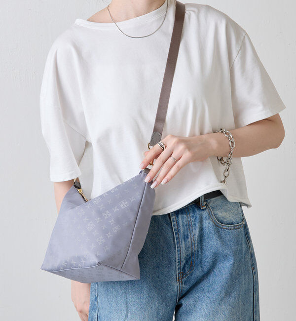  「ナイロンジャガードシンプルショルダーバッグ」|ショルダー・メッセンジャー|