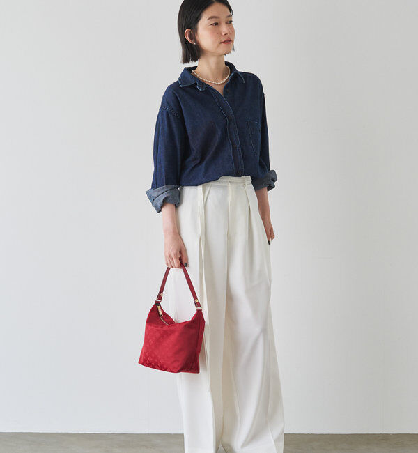  「ナイロンジャガードシンプルショルダーバッグ」|ショルダー・メッセンジャー|