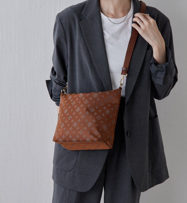  「ナイロンジャガードシンプルショルダーバッグ」|ショルダー・メッセンジャー|