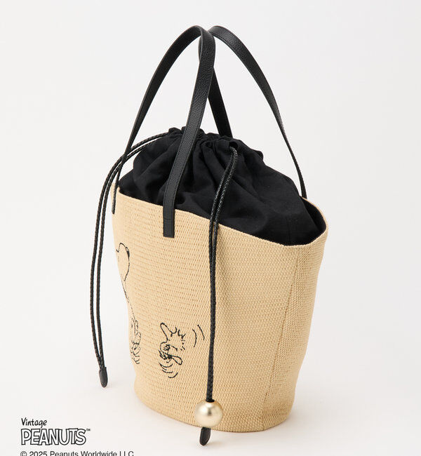  「【PEANUTS&times;russetコラボ第二弾】カゴトートバッグ大」|トートバッグ|