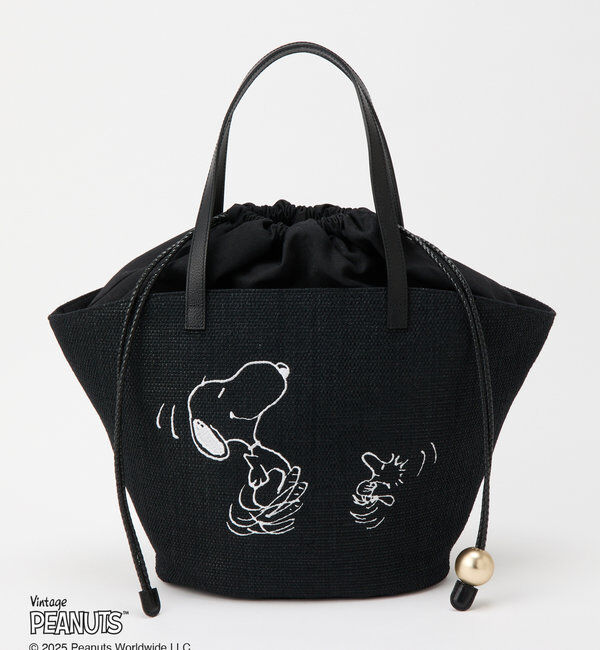  「【PEANUTS&times;russetコラボ第二弾】カゴトートバッグ大」|トートバッグ|