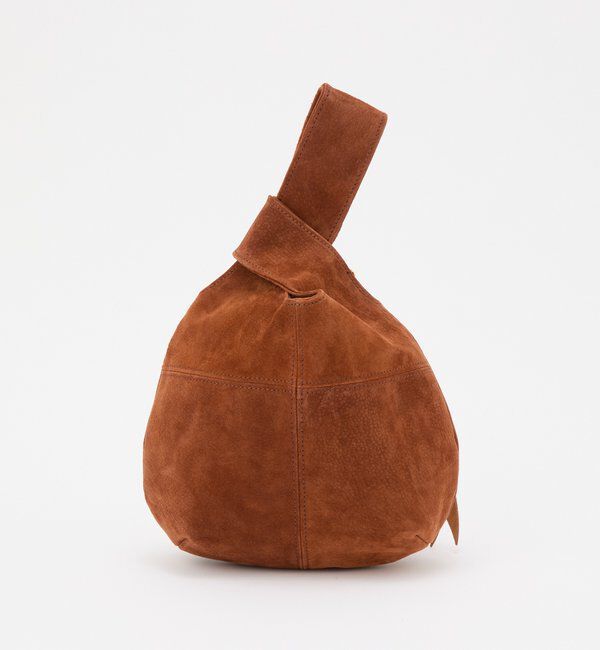  「スエード巾着ハンドバッグ」|トートバッグ|