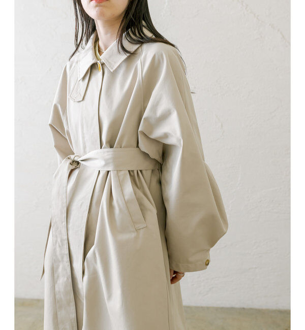  「【2サイズ展開】ステンカラートレンチコート」|トレンチコート|