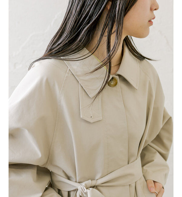  「【2サイズ展開】ステンカラートレンチコート」|トレンチコート|