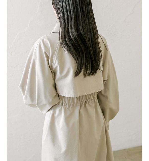  「【2サイズ展開】ステンカラートレンチコート」|トレンチコート|