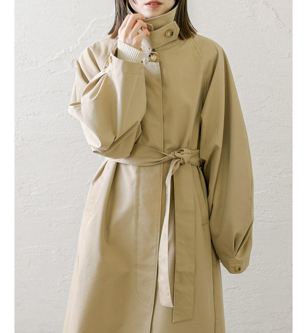  「【2サイズ展開】ステンカラートレンチコート」|トレンチコート|