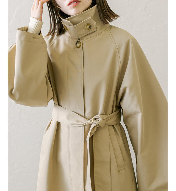  「【2サイズ展開】ステンカラートレンチコート」|トレンチコート|