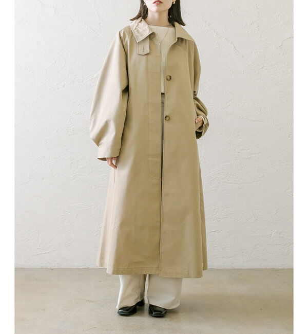  「【2サイズ展開】ステンカラートレンチコート」|トレンチコート|