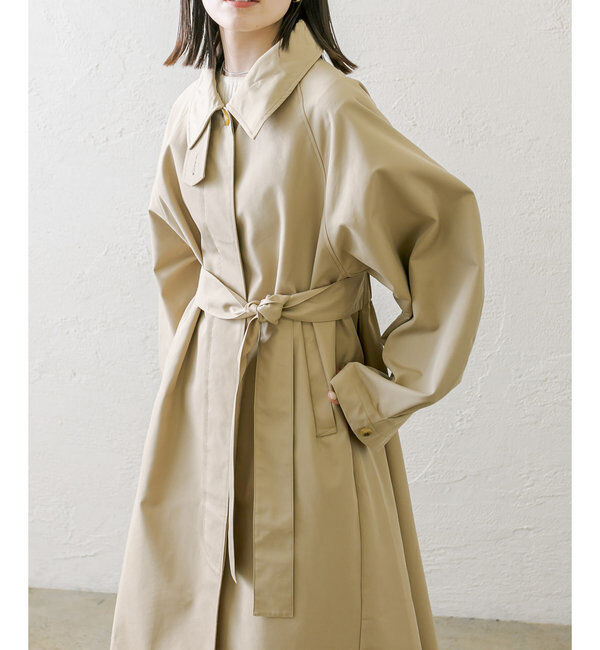  「【2サイズ展開】ステンカラートレンチコート」|トレンチコート|
