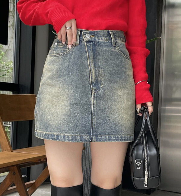  「[mline]ヴィンテージミニスカート」|スカート|