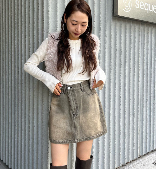  「[mline]ヴィンテージミニスカート」|スカート|