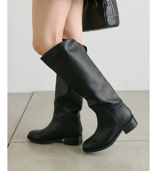  「スリットロングブーツ」|ロングブーツ|