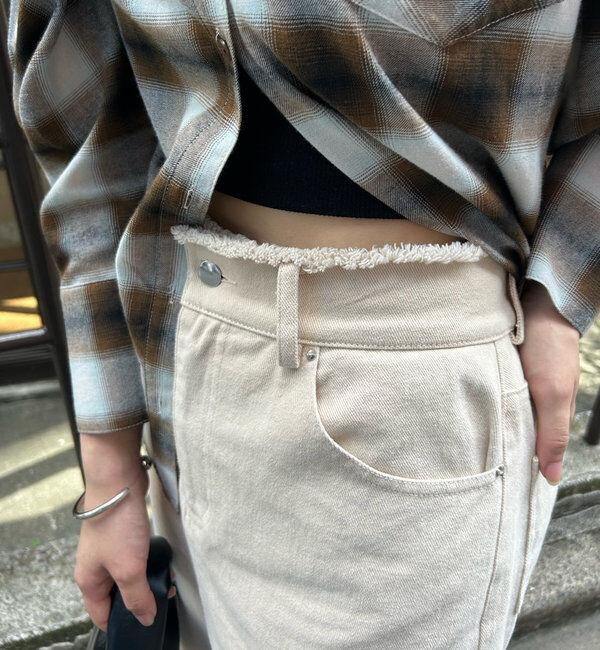  「【美シルエット◎】スリットマーメイドスカート」|スカート|