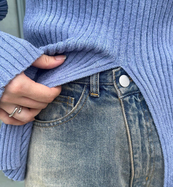  「【新色ブルー登場！】フレアデニム」|デニム|