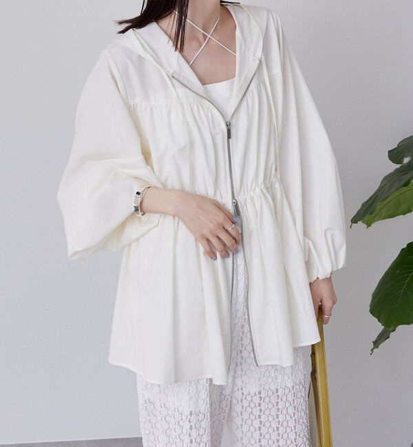  「フーディーギャザーパーカー」|シャツ・ブラウス|
