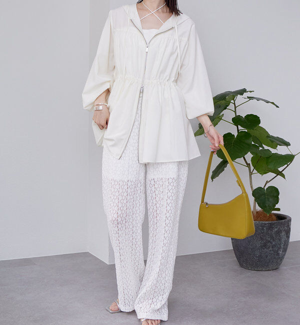  「フーディーギャザーパーカー」|シャツ・ブラウス|