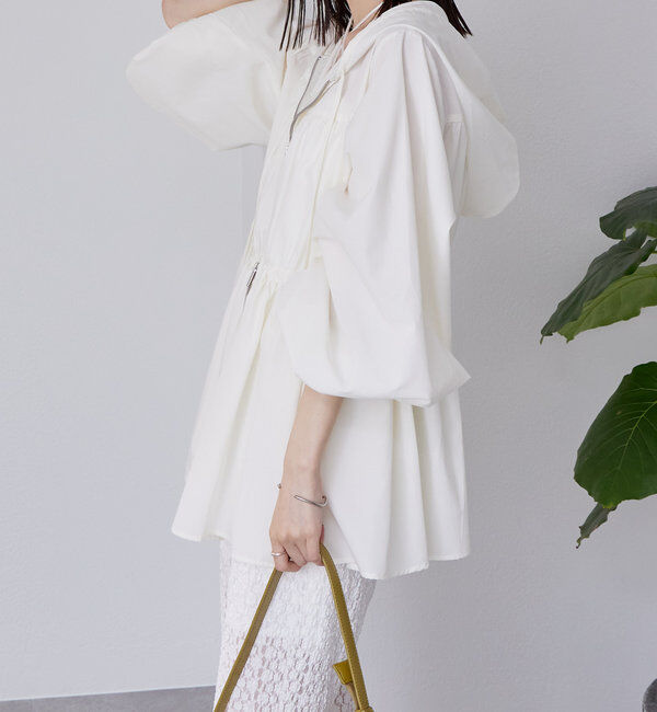  「フーディーギャザーパーカー」|シャツ・ブラウス|