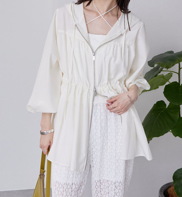  「フーディーギャザーパーカー」|シャツ・ブラウス|