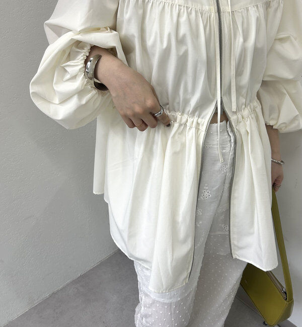  「フーディーギャザーパーカー」|シャツ・ブラウス|