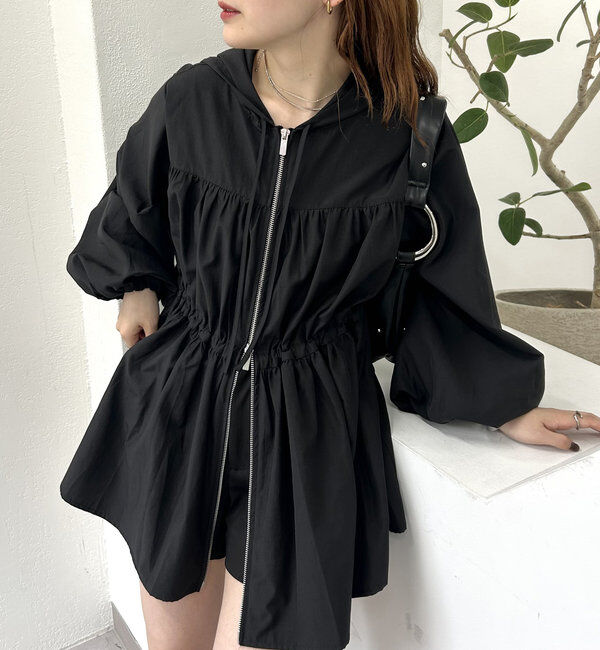  「フーディーギャザーパーカー」|シャツ・ブラウス|