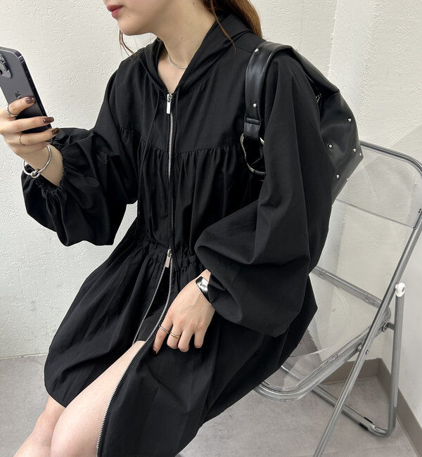  「フーディーギャザーパーカー」|シャツ・ブラウス|