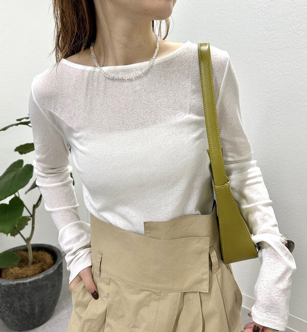  「newシアーロングTシャツ」|Tシャツ・カットソー|