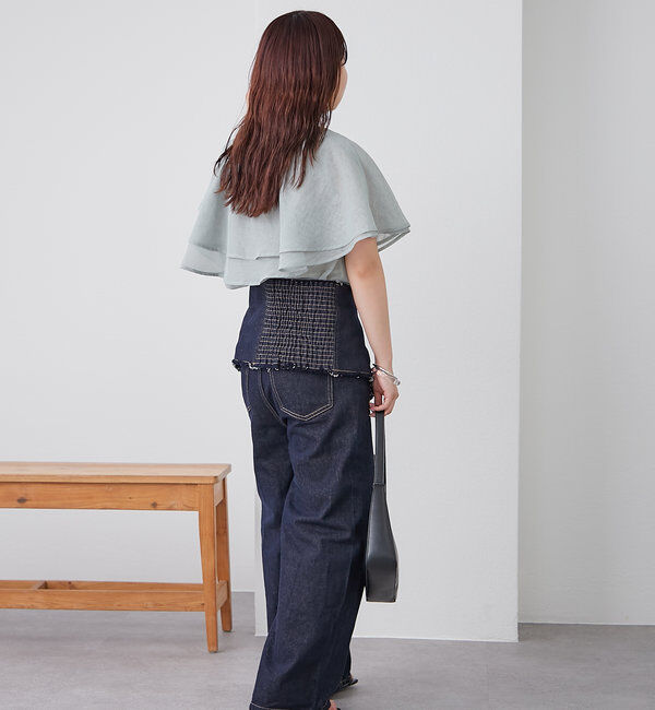  「シアーフリルオフショルブラウス」|シャツ・ブラウス|