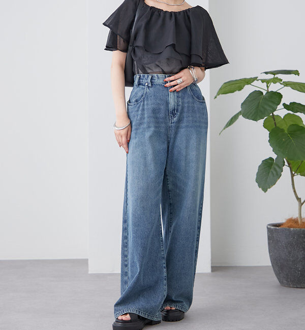  「シアーフリルオフショルブラウス」|シャツ・ブラウス|