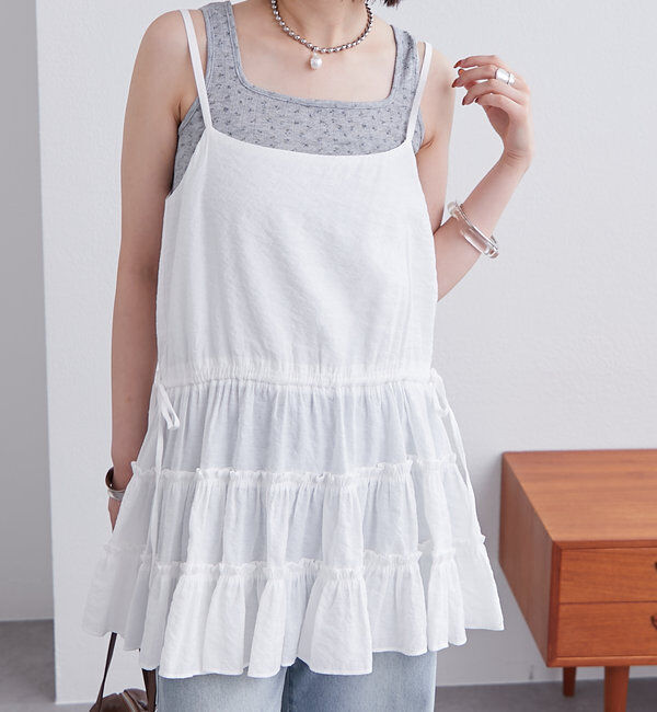  「ティアードキャミチュニック」|シャツ・ブラウス|