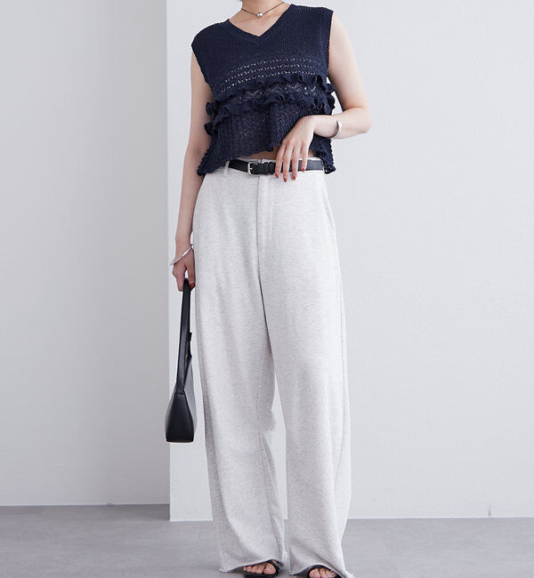  「フリルニットベスト」|ニット・セーター|